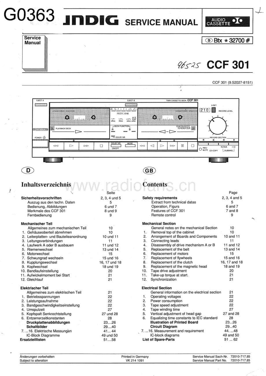 GrundigCCF301 维修电路图、原理图.pdf_第1页