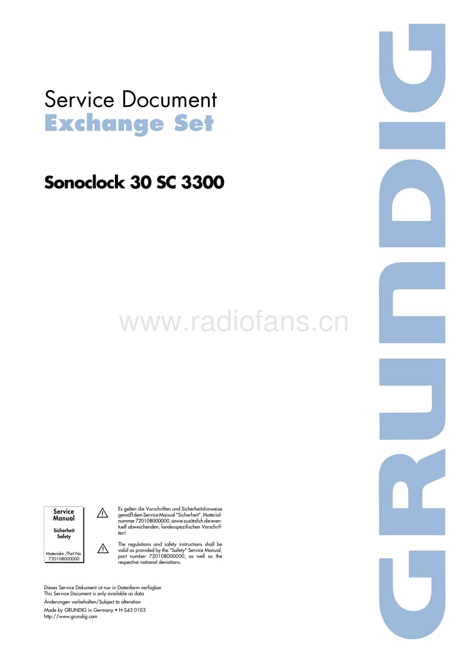 GrundigSonoclock30SC3300 维修电路图、原理图.pdf_第1页