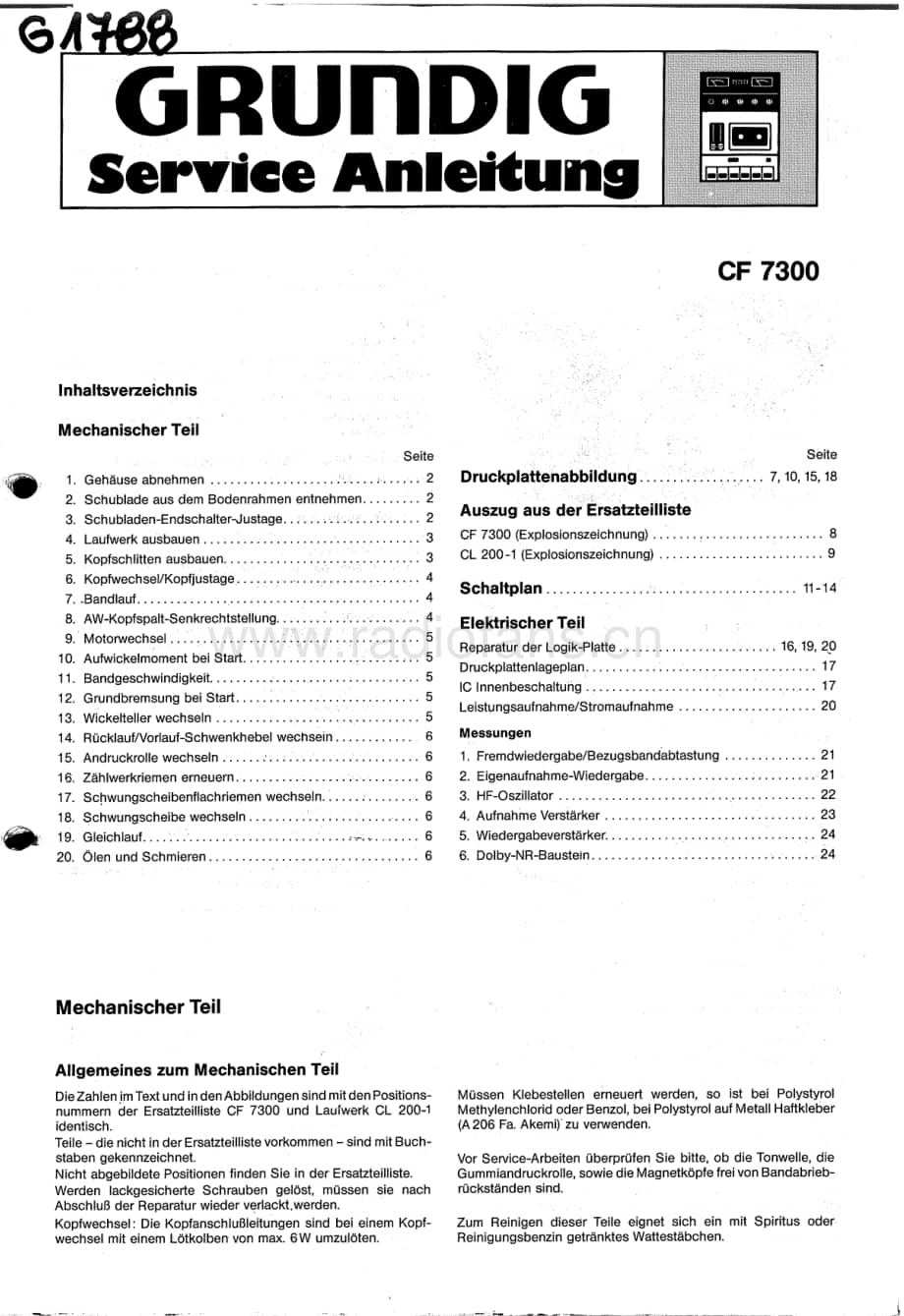 GrundigCF7300 维修电路图、原理图.pdf_第1页