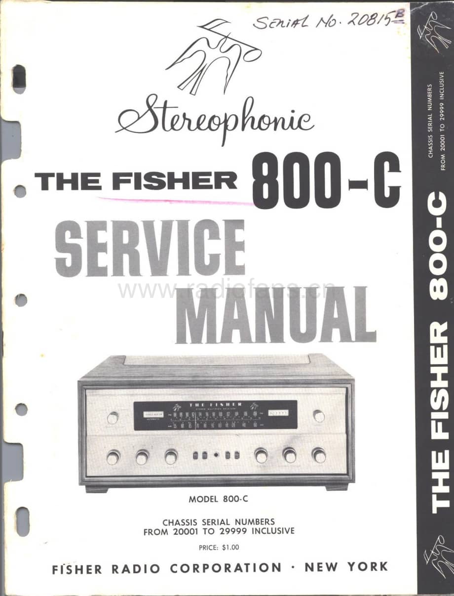 Fisher800CServiceManual2000129999电路原理图 维修电路图 原理图.pdf_第1页