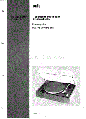 BraunPS350ServiceManual电路原理图.pdf