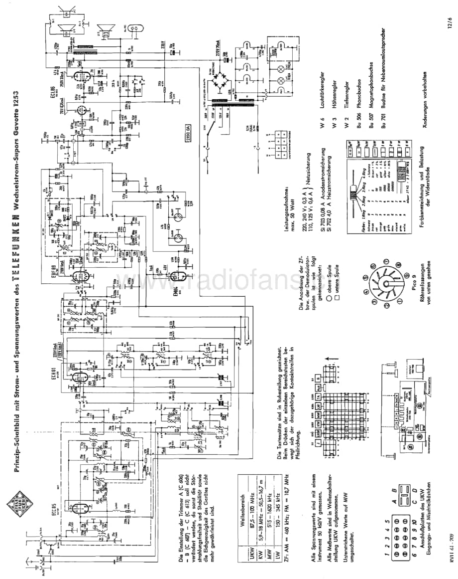 Telefunken_1253 维修电路图 原理图.pdf_第1页