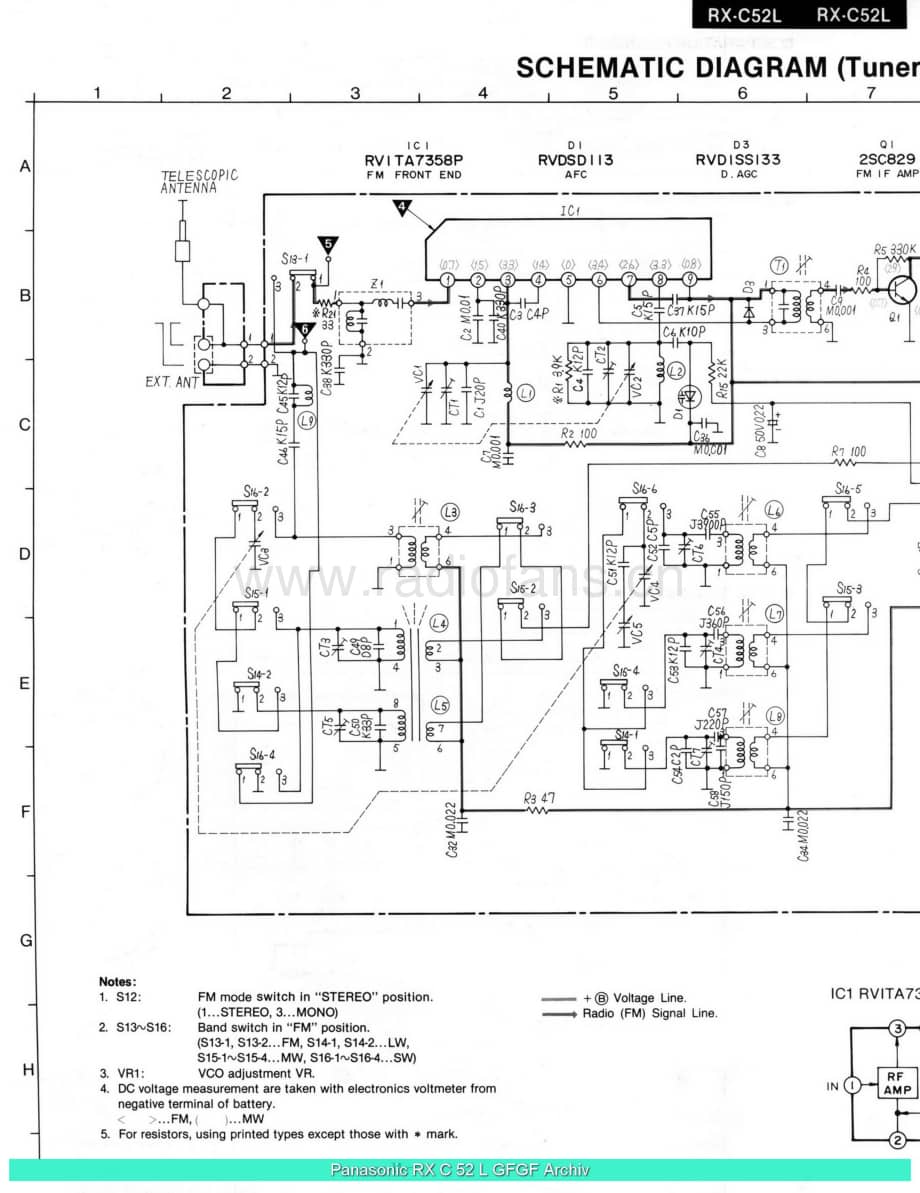 Panasonic_RX-C52L_sch 电路图 维修原理图.pdf_第2页