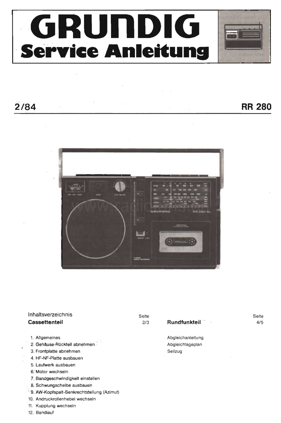 GrundigRR280 维修电路图、原理图.pdf_第1页