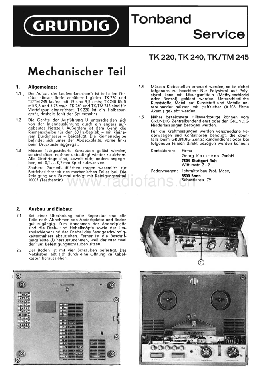 GrundigTK240 维修电路图、原理图.pdf_第2页