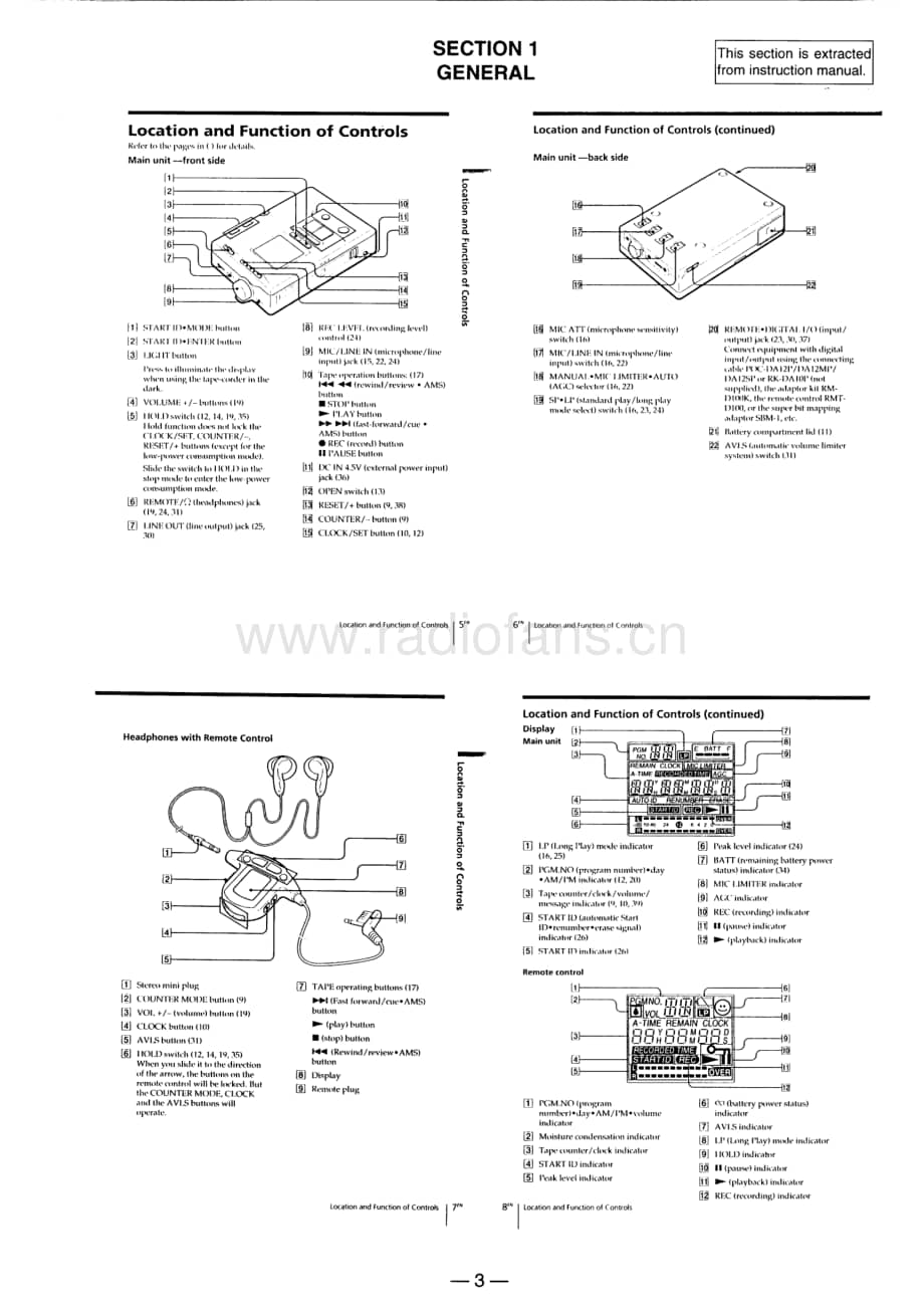 sony tcd-d100_digital_audio_tape_recorde电路图 维修原理图.pdf_第3页