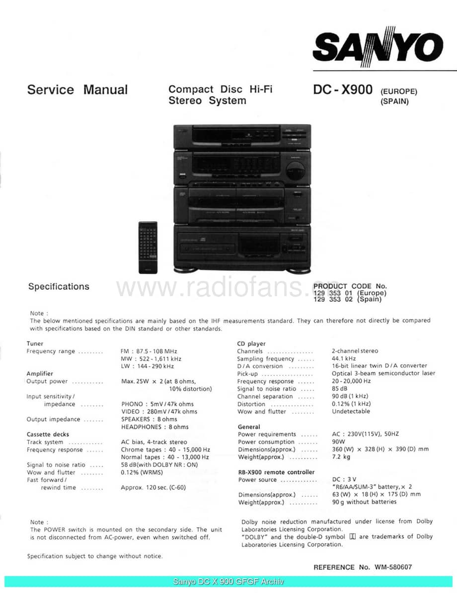 Sanyo_DCX900_sch 电路图 维修原理图.pdf_第1页