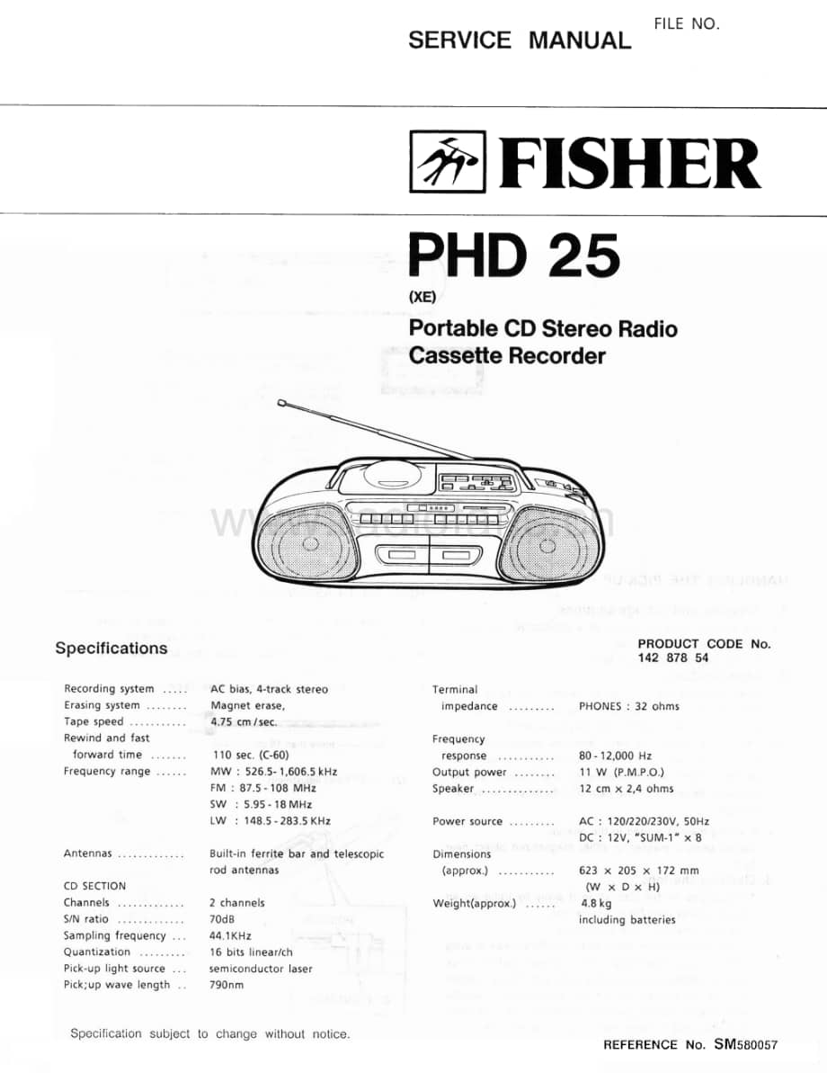 FisherPHD25Schematic电路原理图 维修电路图 原理图.pdf_第1页