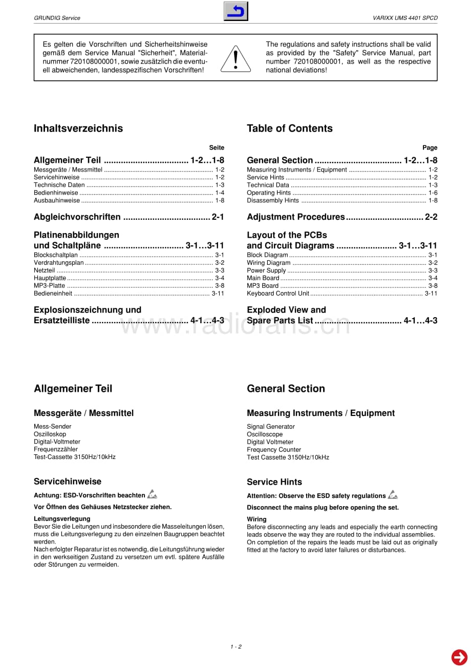 GrundigVARIXUMS4401SPCD 维修电路图、原理图.pdf_第2页