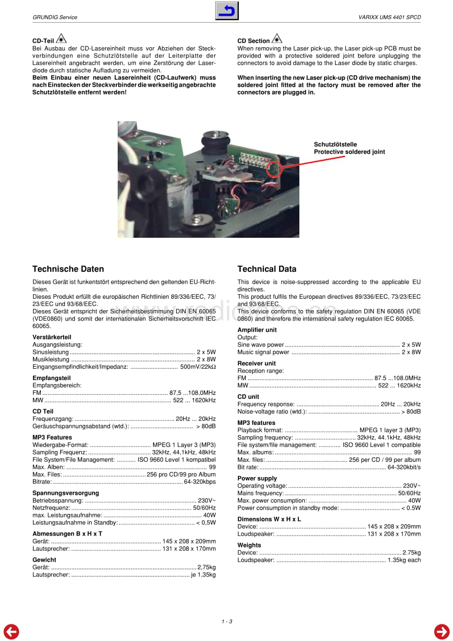 GrundigVARIXUMS4401SPCD 维修电路图、原理图.pdf_第3页