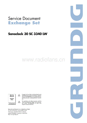GrundigSonoclock30SC3340 维修电路图、原理图.pdf