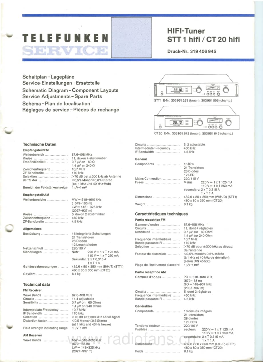 TelefunkenCT20维修电路图、原理图.pdf_第1页