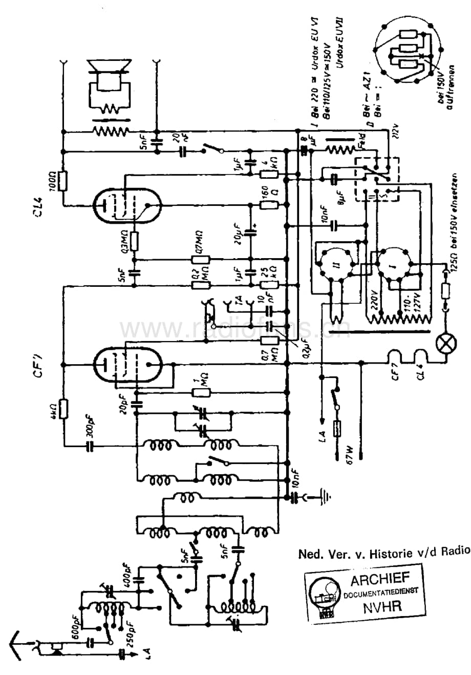 Telefunken_612GW 维修电路图 原理图.pdf_第1页