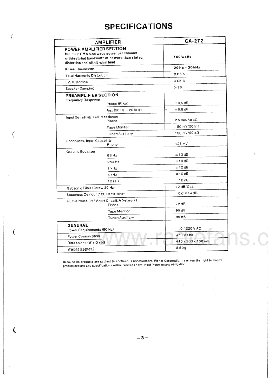 FisherCA272ServiceManual 电路原理图.pdf_第3页