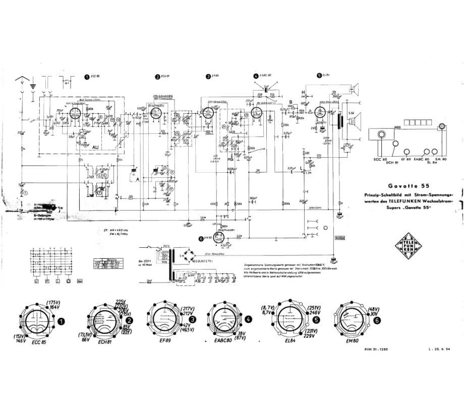 TelefunkenGavotte55维修电路图、原理图.pdf_第1页