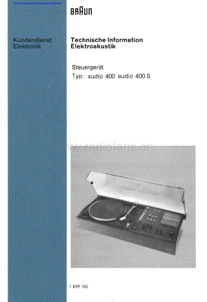 BraunAudio400400SServiceManual(1)电路原理图.pdf