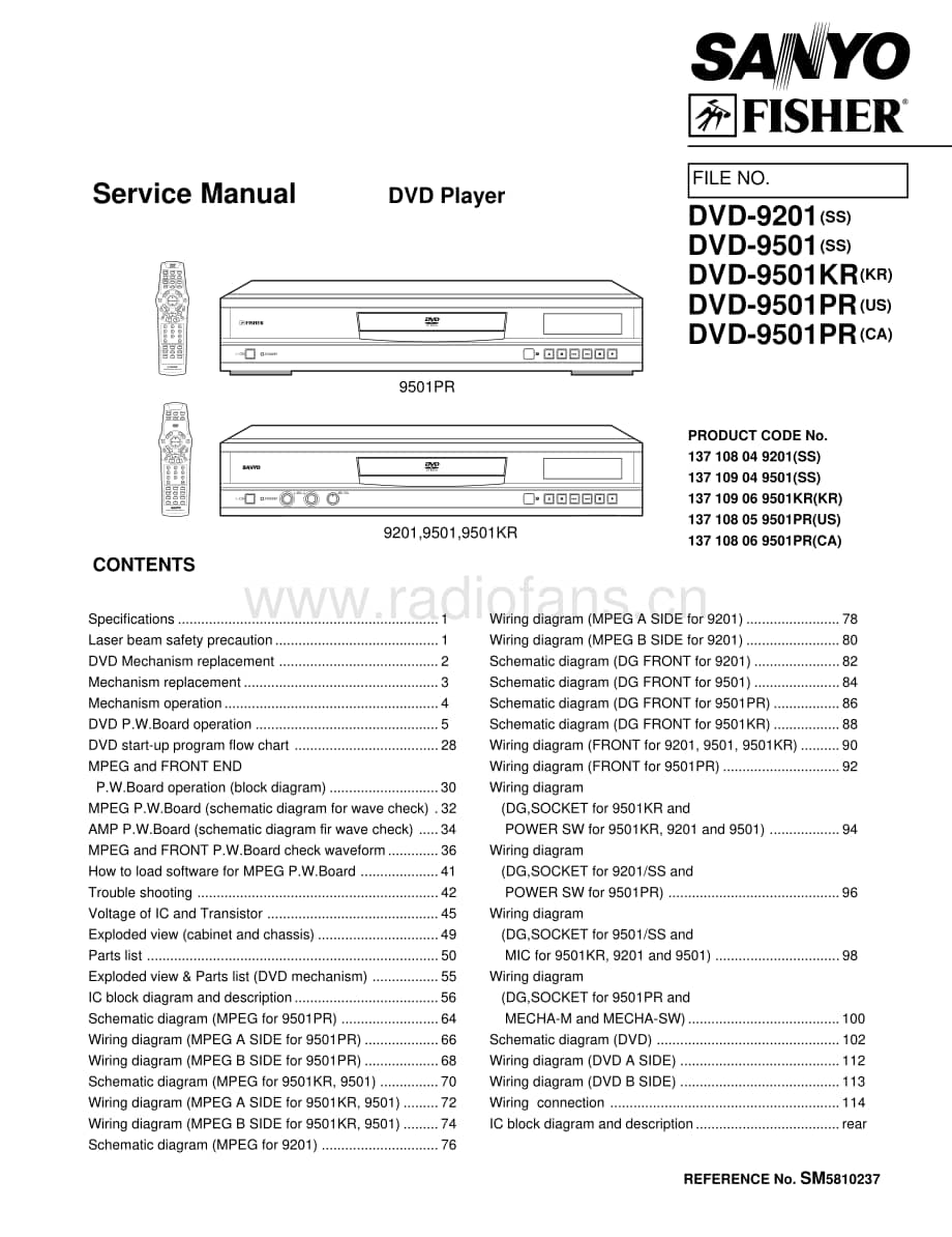 FisherDVD9201ServiceManual 电路原理图.pdf_第1页