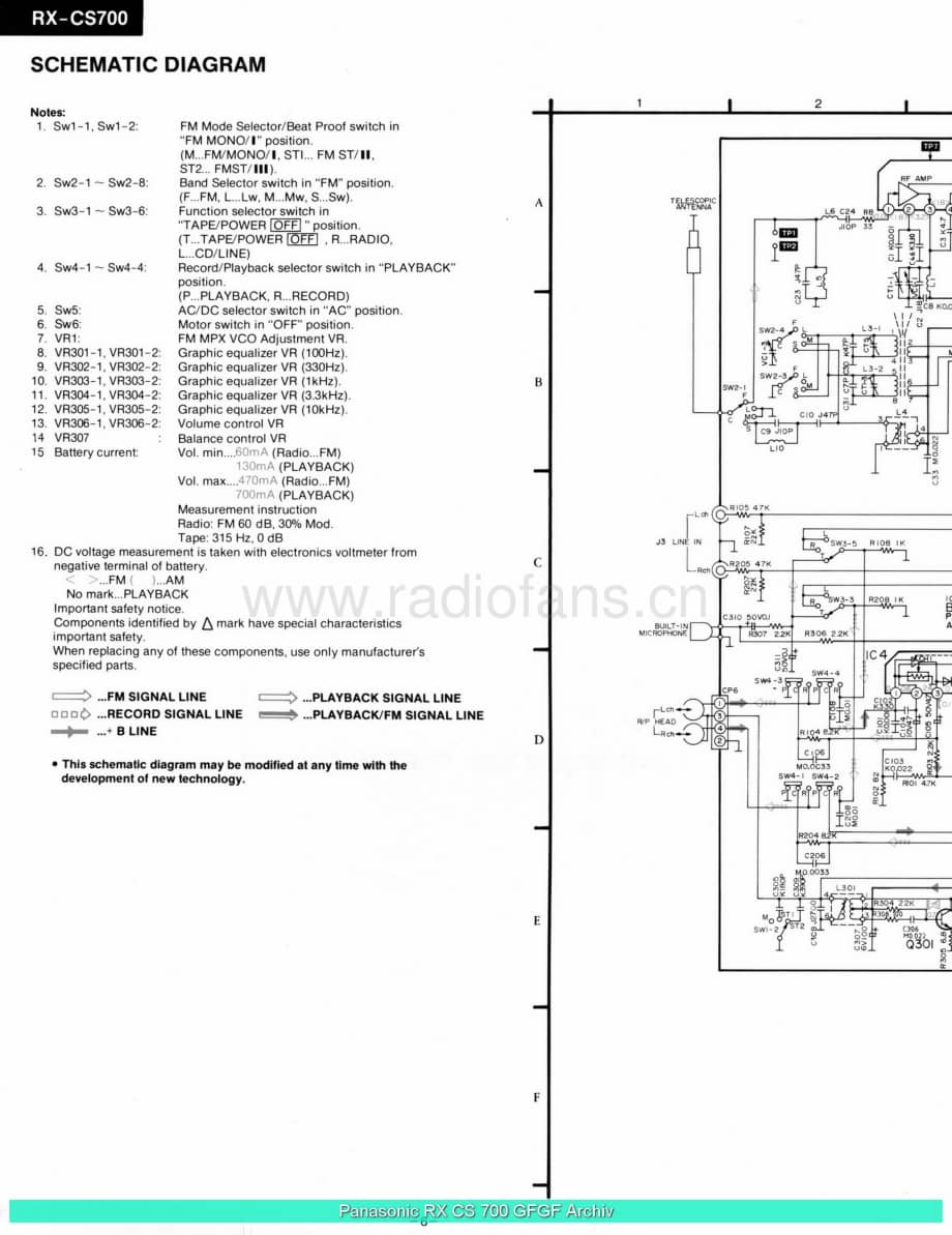 Panasonic_RX-CS700_sch 电路图 维修原理图.pdf_第2页