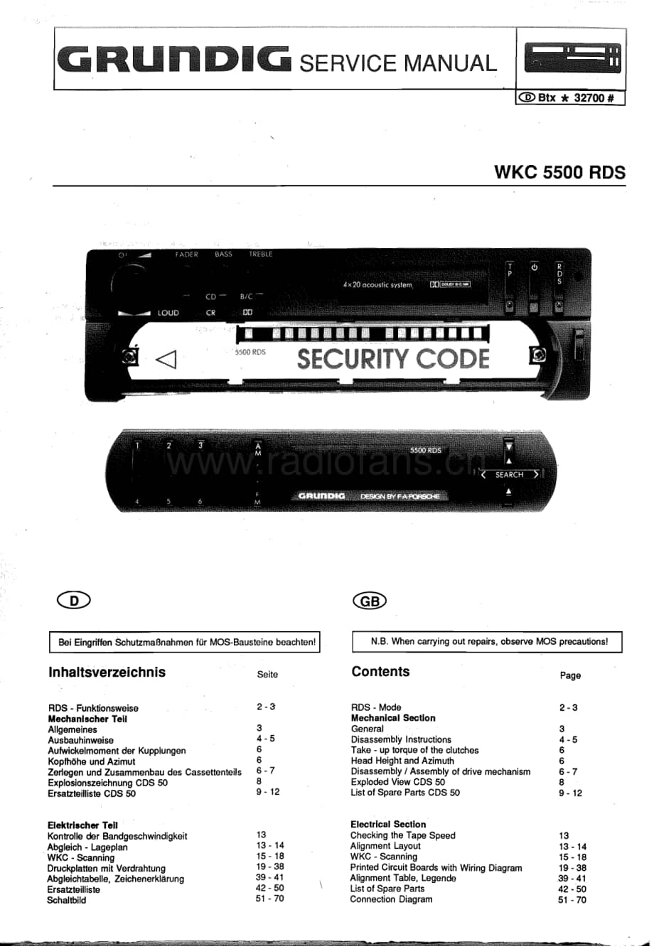 GrundigWKC5500RDS 维修电路图、原理图.pdf_第1页