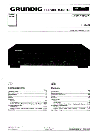 GrundigT5500 维修电路图、原理图.pdf