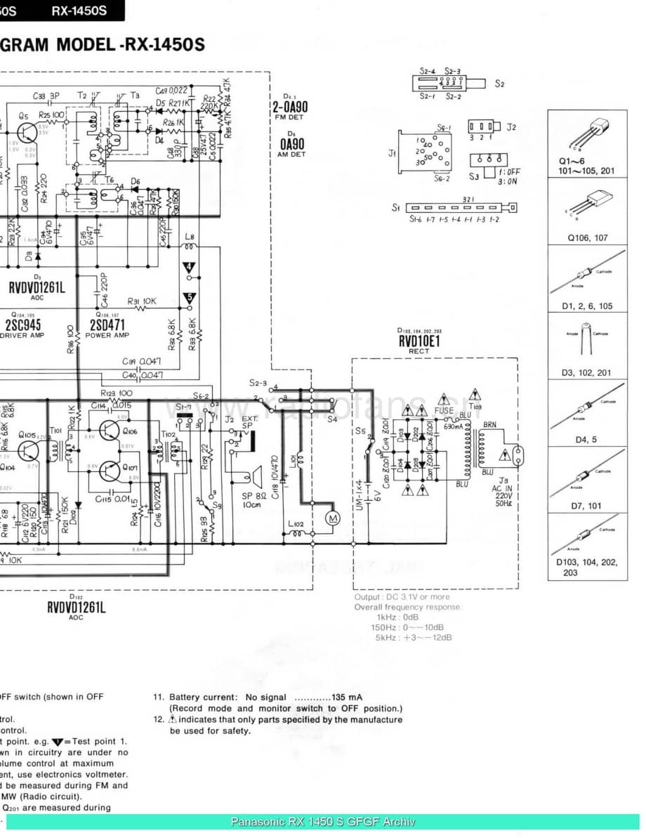 Panasonic_RX-1450S_sch 电路图 维修原理图.pdf_第3页