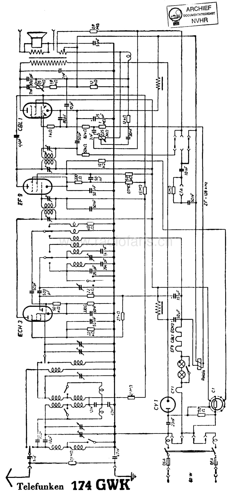 Telefunken_174GWK 维修电路图 原理图.pdf_第1页