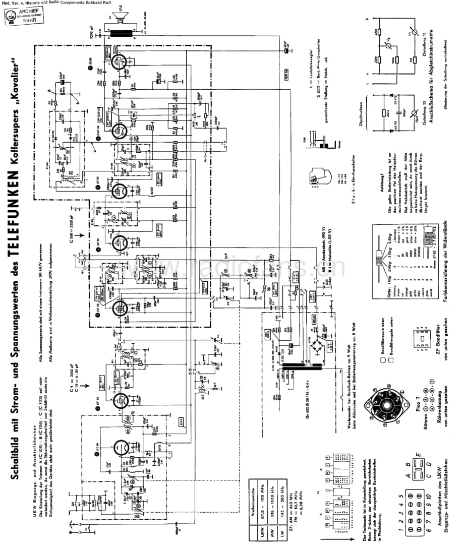 Telefunken_Kavalier 维修电路图 原理图.pdf_第1页