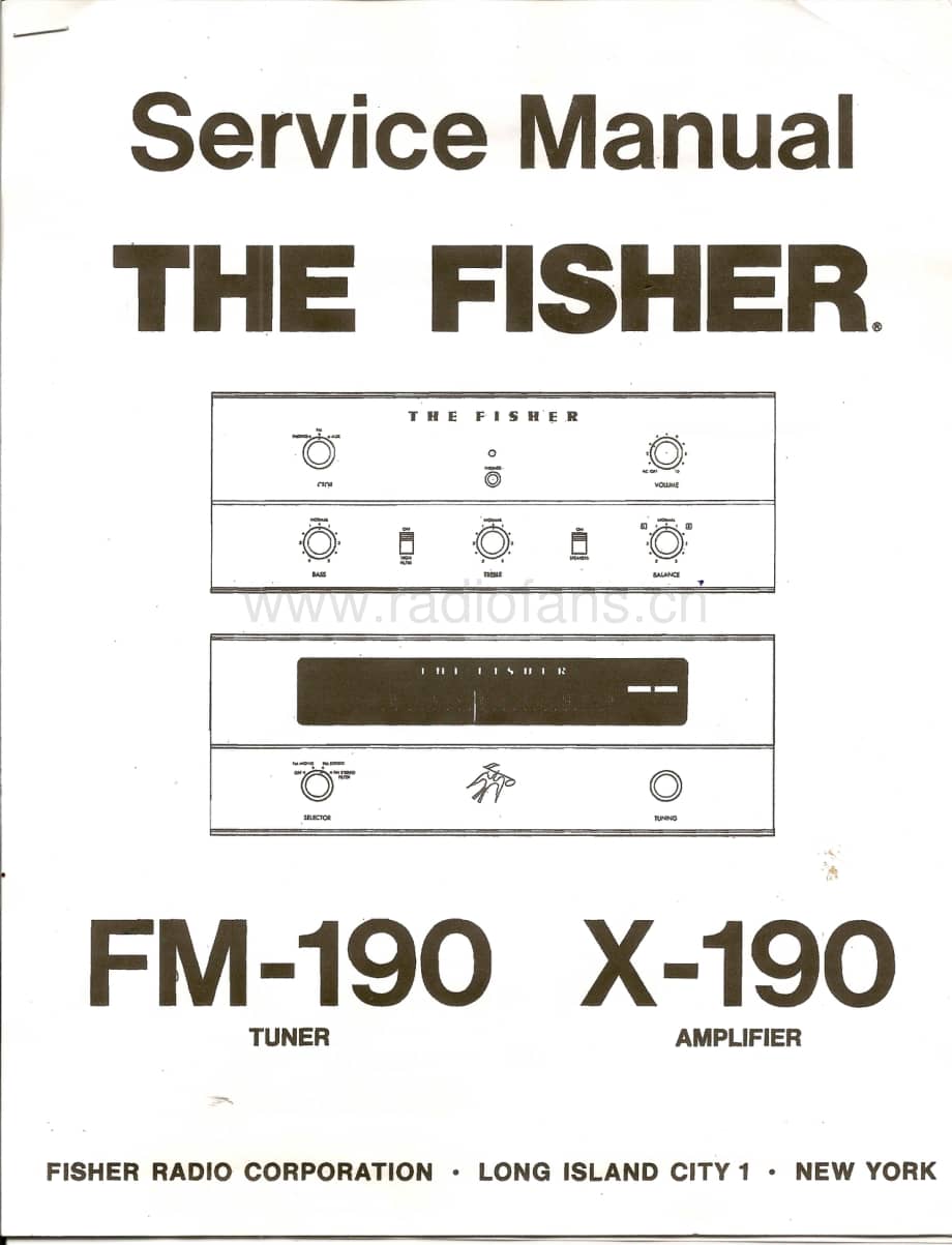 FisherFM190ServiceManual 电路原理图.pdf_第1页