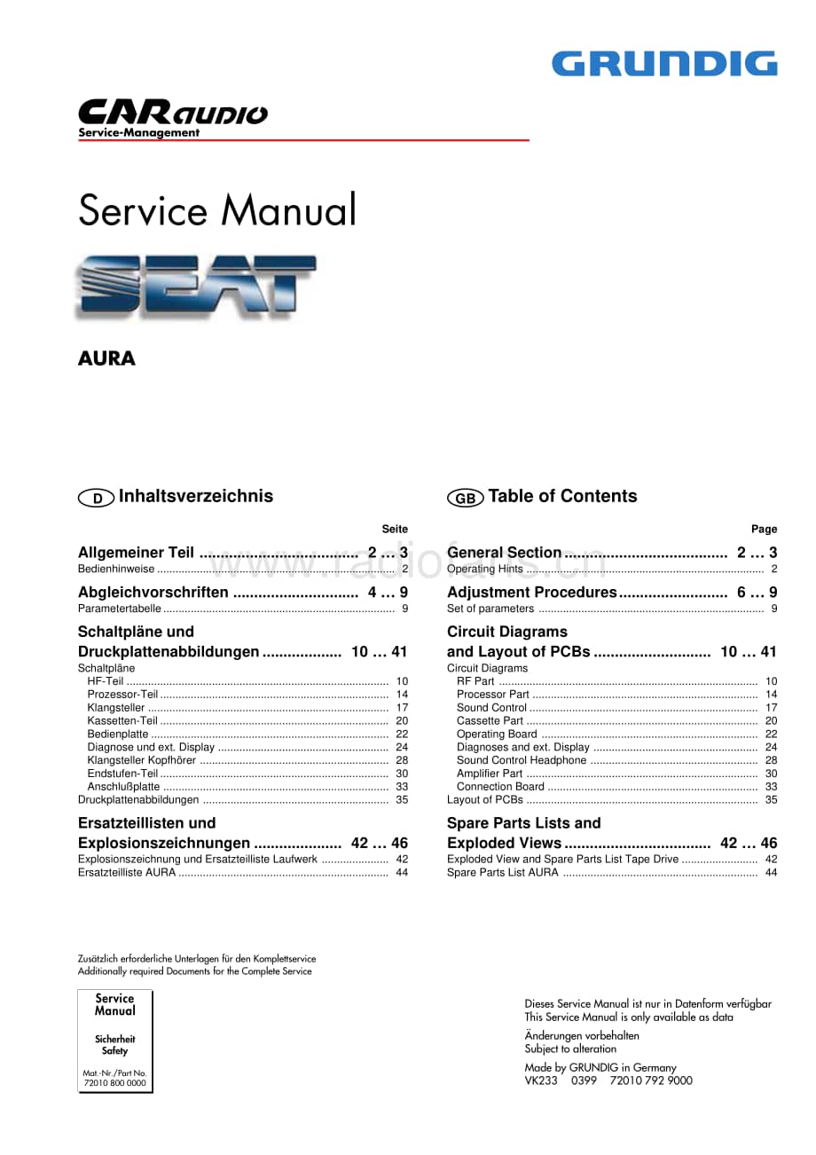 GrundigSeatAura 维修电路图、原理图.pdf_第1页