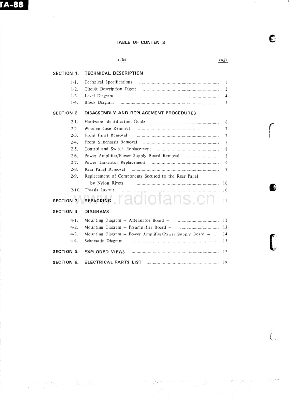 Sony TA-88 电路图 维修原理图.pdf_第2页