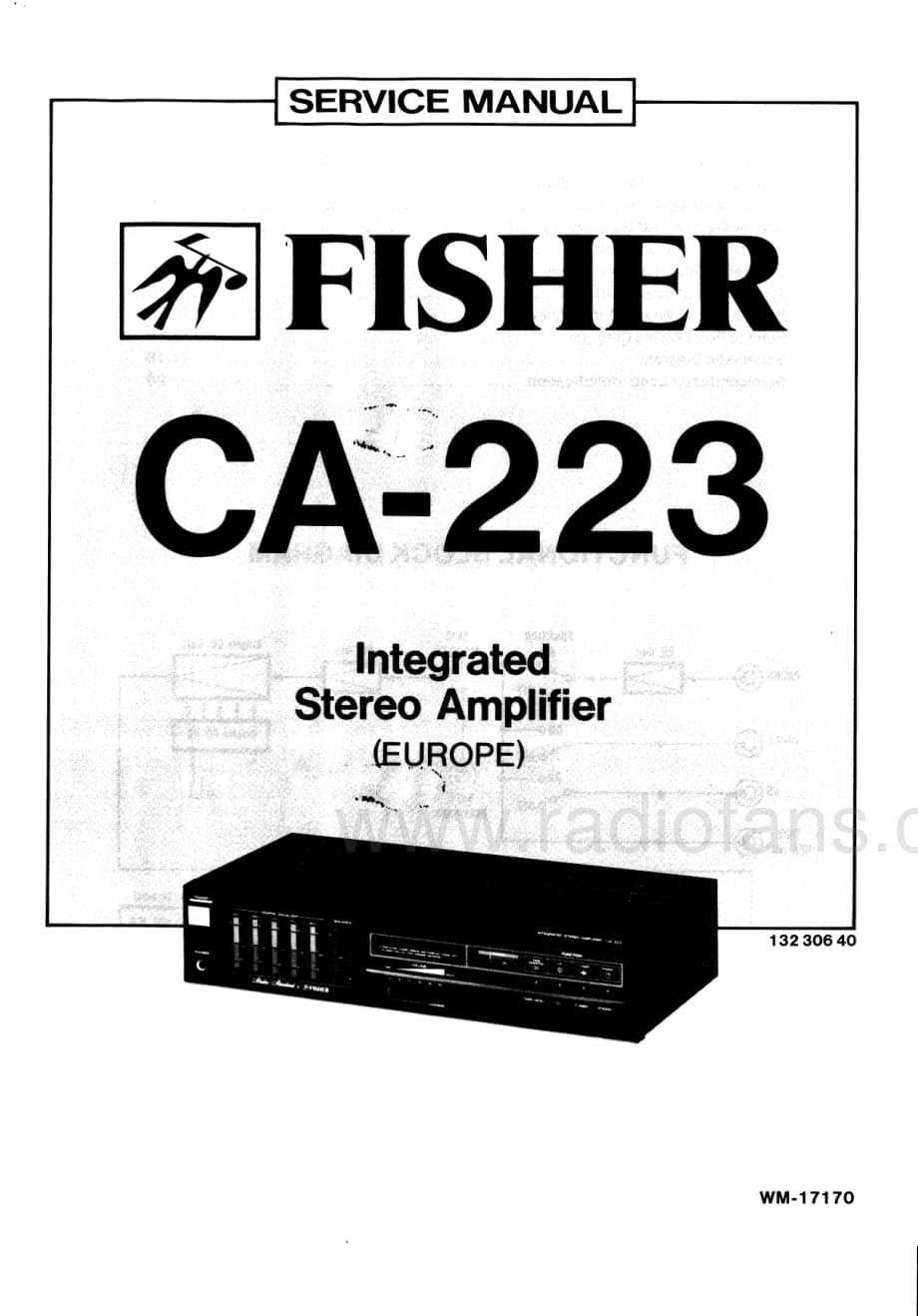 FisherCA223ServiceManual 电路原理图.pdf_第1页