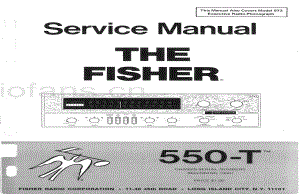 Fisher550TServiceManual 电路原理图.pdf
