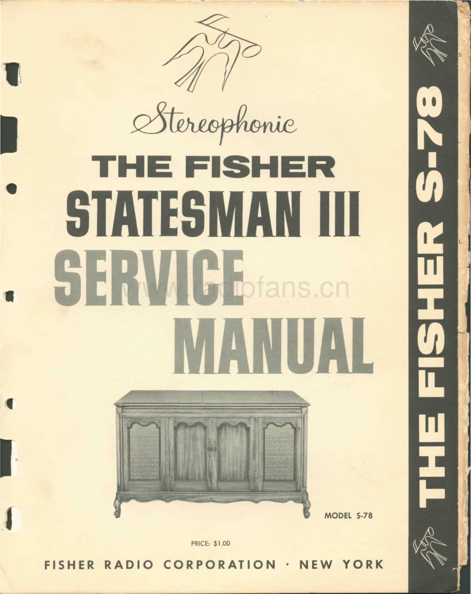 FisherSTATESMAN3S78ServiceManual 电路原理图.pdf_第1页