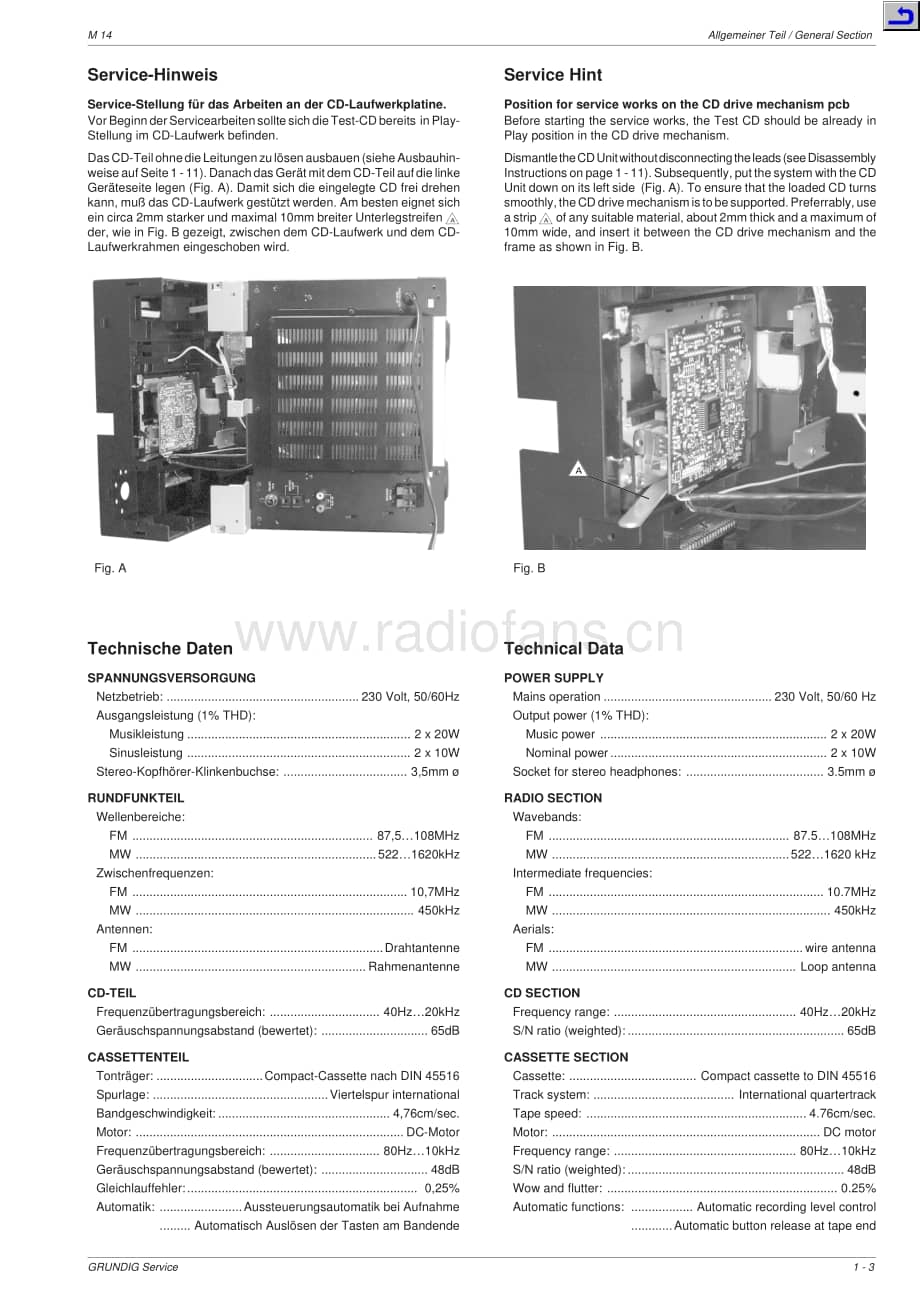 GrundigM14 维修电路图、原理图.pdf_第3页