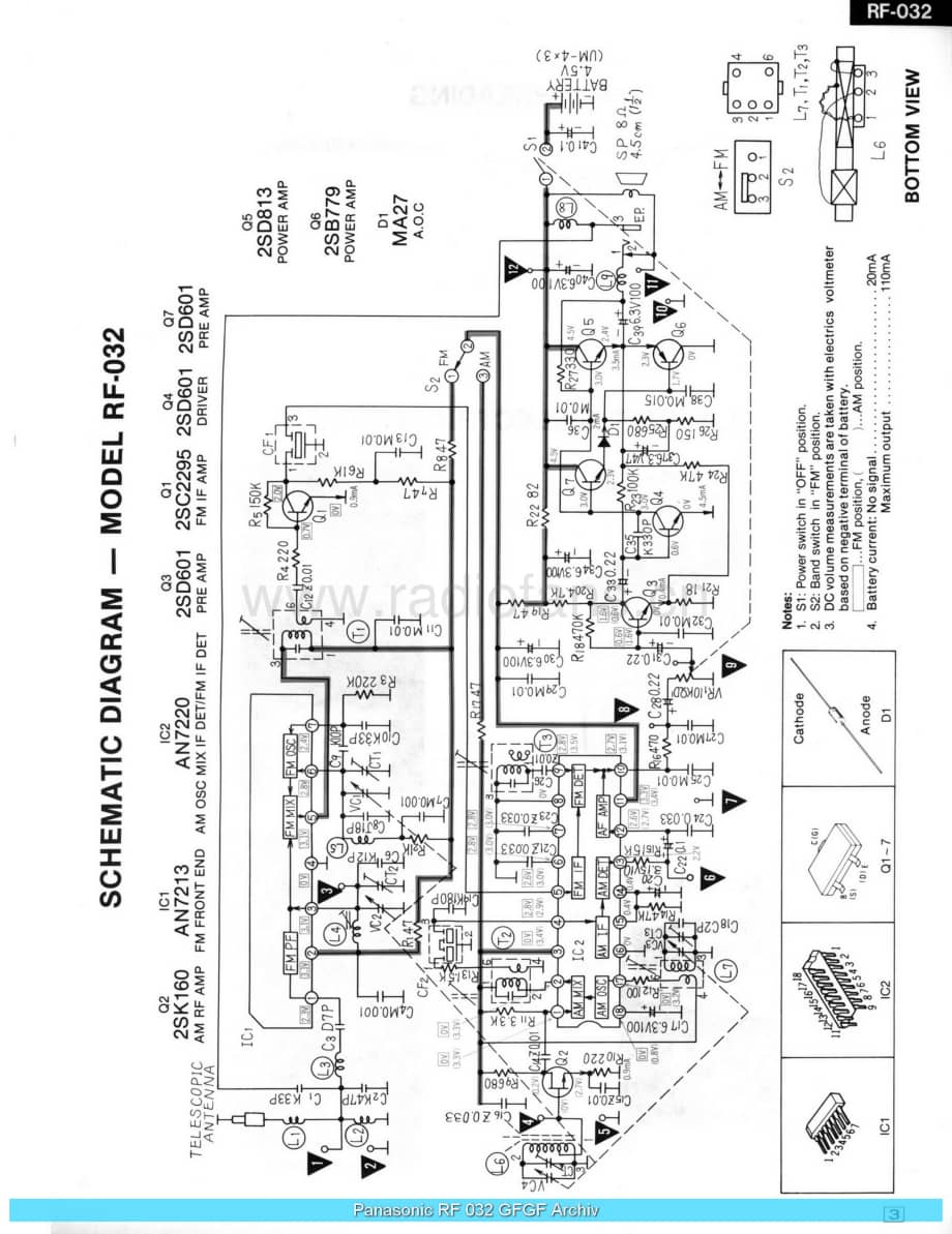 Panasonic_RF-032_sch 电路图 维修原理图.pdf_第2页