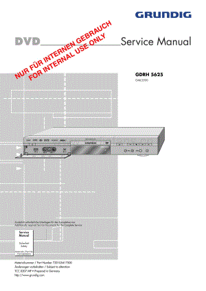 GrundigGDRH5625 维修电路图、原理图.pdf