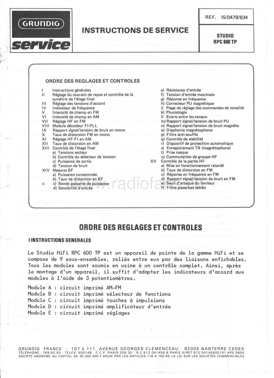 GrundigStudioRPC600 维修电路图、原理图.pdf_第1页