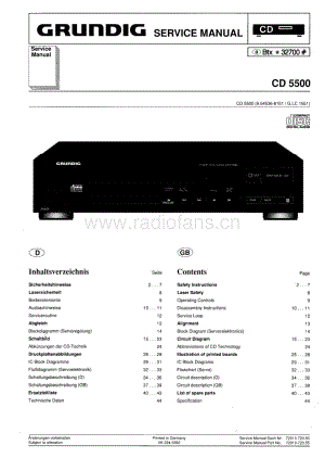GrundigCD5500ServiceManual(1) 维修电路图、原理图.pdf