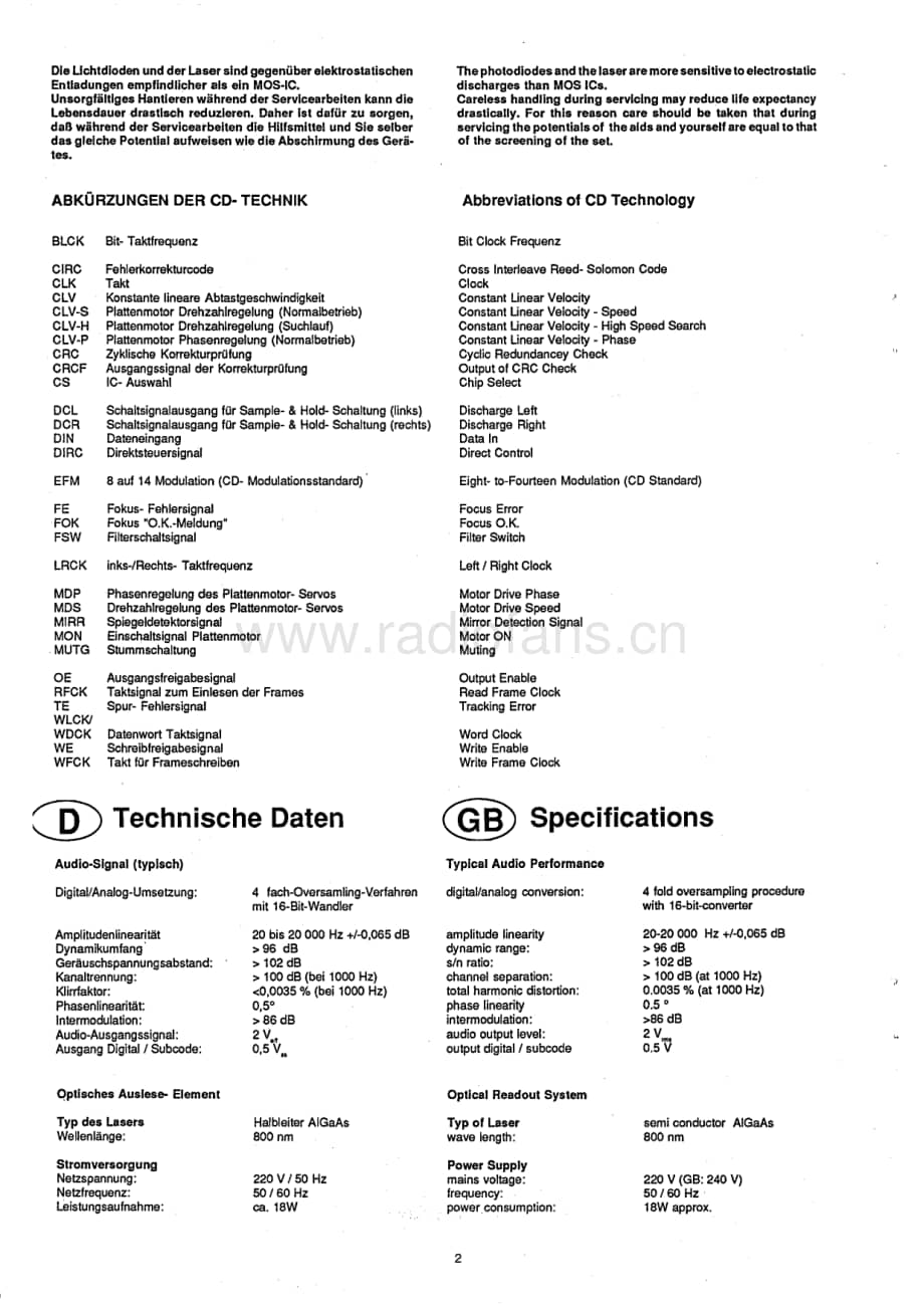 GrundigCD9000 维修电路图、原理图.pdf_第2页