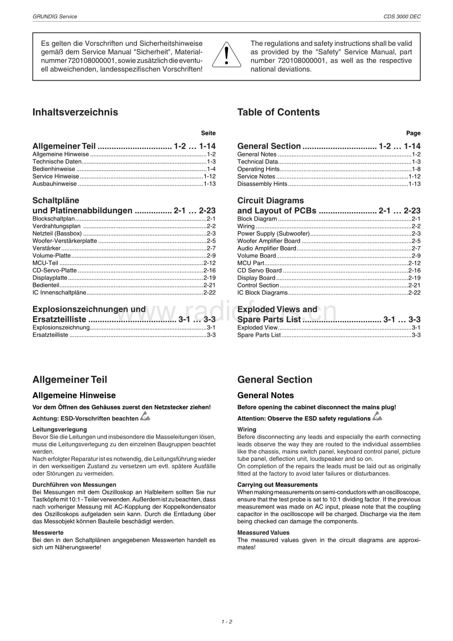 GrundigCDS3000DEC 维修电路图、原理图.pdf_第2页