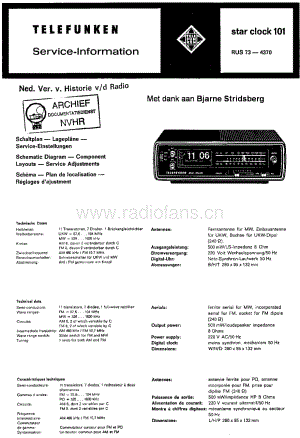Telefunken_StarClock101 维修电路图 原理图.pdf