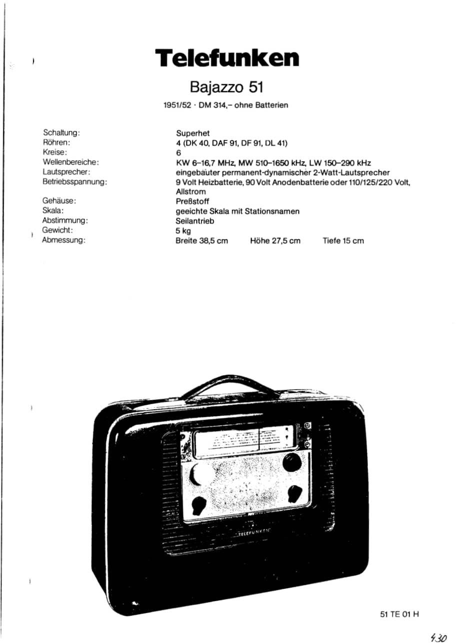 TelefunkenBajazzo51维修电路图、原理图.pdf_第1页