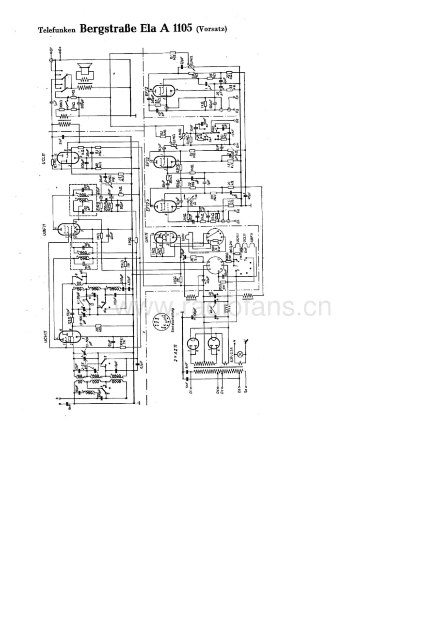 TelefunkenElaA1105维修电路图、原理图.pdf_第1页