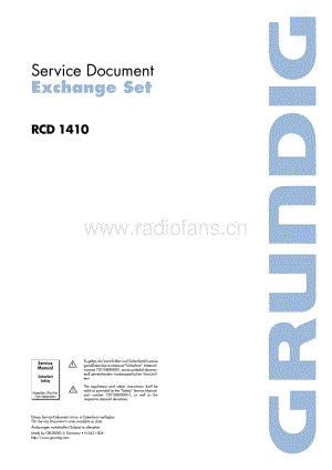GrundigRCD1410 维修电路图、原理图.pdf