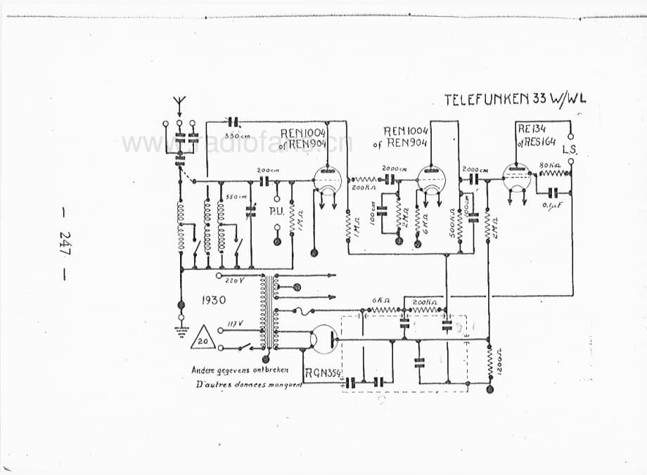 Telefunken33WL维修电路图、原理图.pdf_第1页