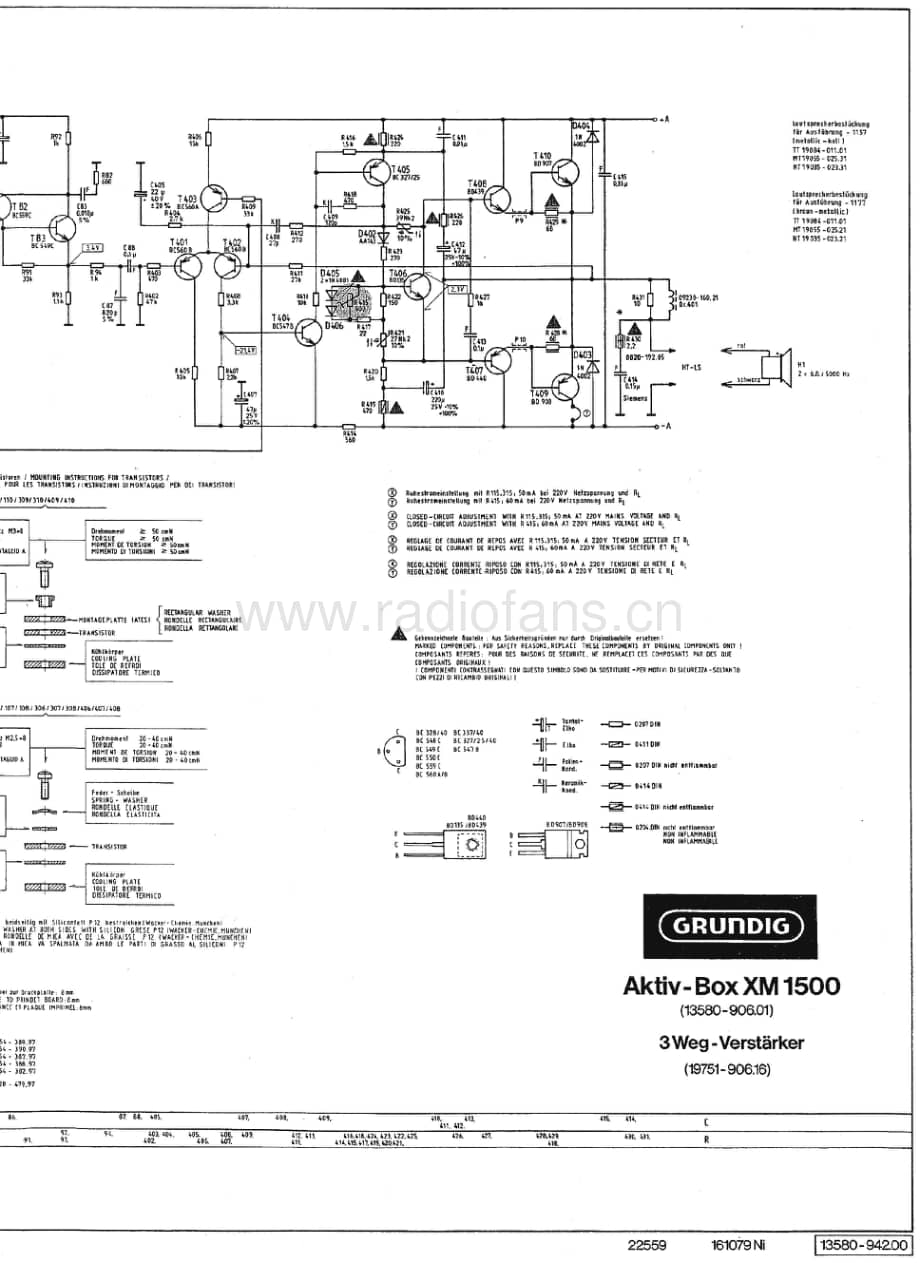 GrundigAktivBoxXM1500 维修电路图、原理图.pdf_第3页