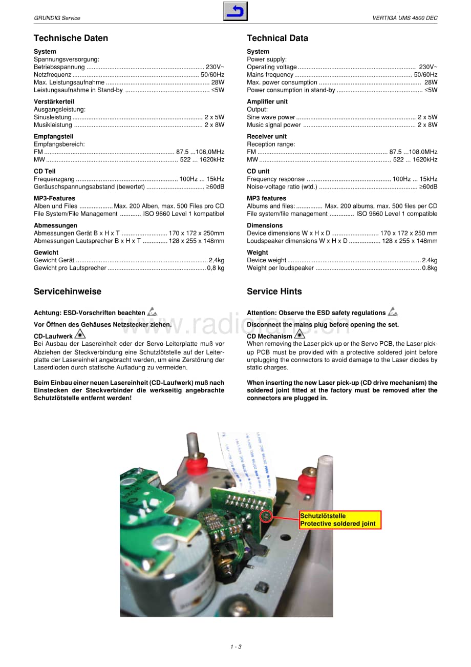 GrundigUMS4600DEC 维修电路图、原理图.pdf_第3页