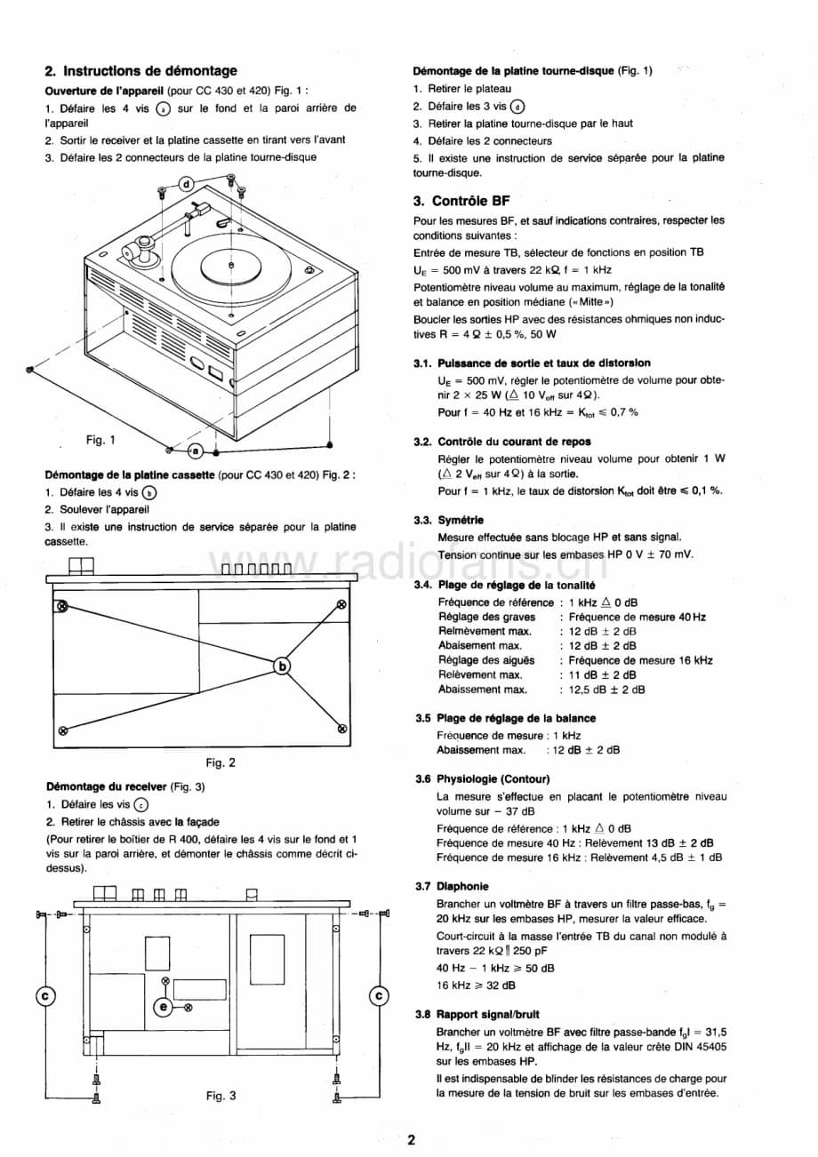 GrundigCC420 维修电路图、原理图.pdf_第2页