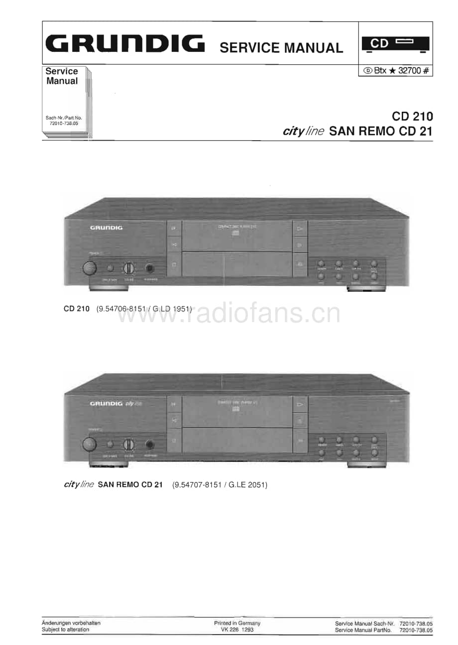 GrundigSanRemoCD21 维修电路图、原理图.pdf_第1页