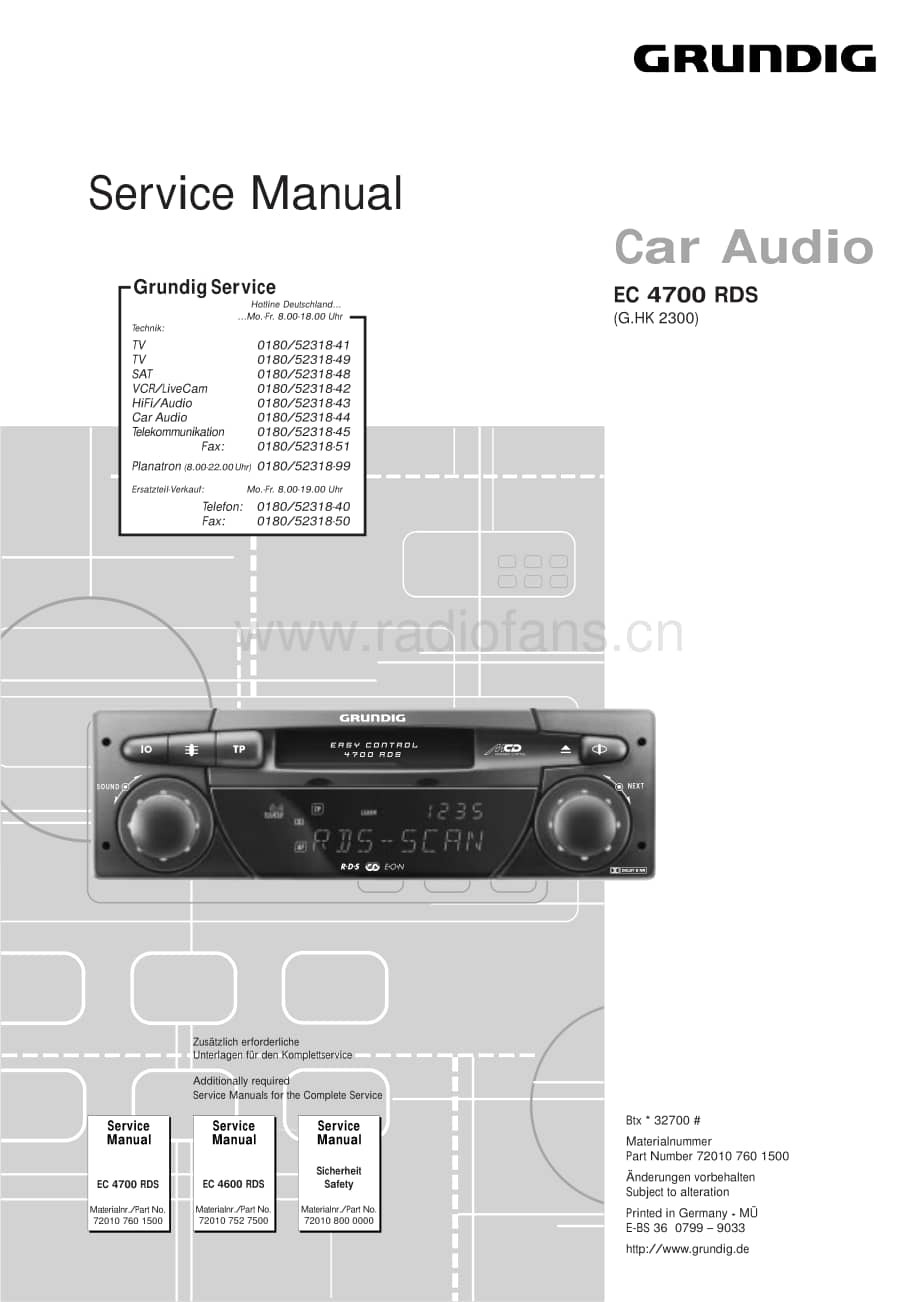 GrundigEC4700RDS 维修电路图、原理图.pdf_第1页